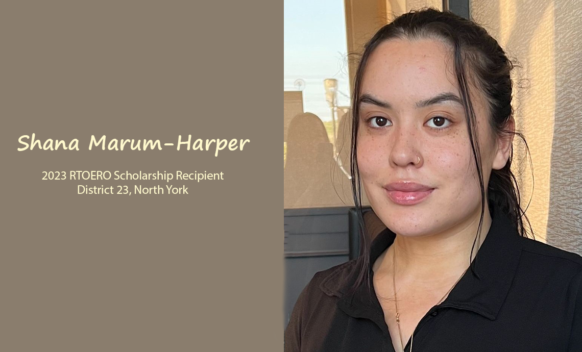 Scholarship Recipient in District 23 – Shana Marum-Harper