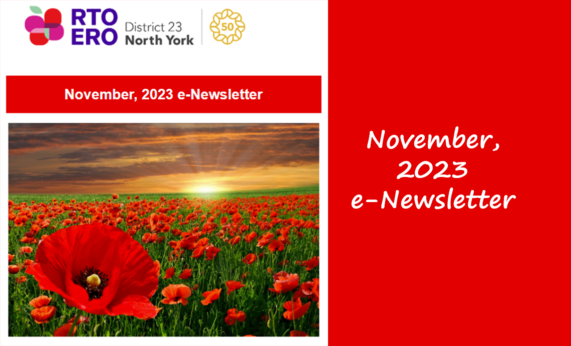 November 2023 e-Newsletter